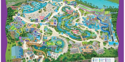 નકશો Aquatica ઓર્લાન્ડો